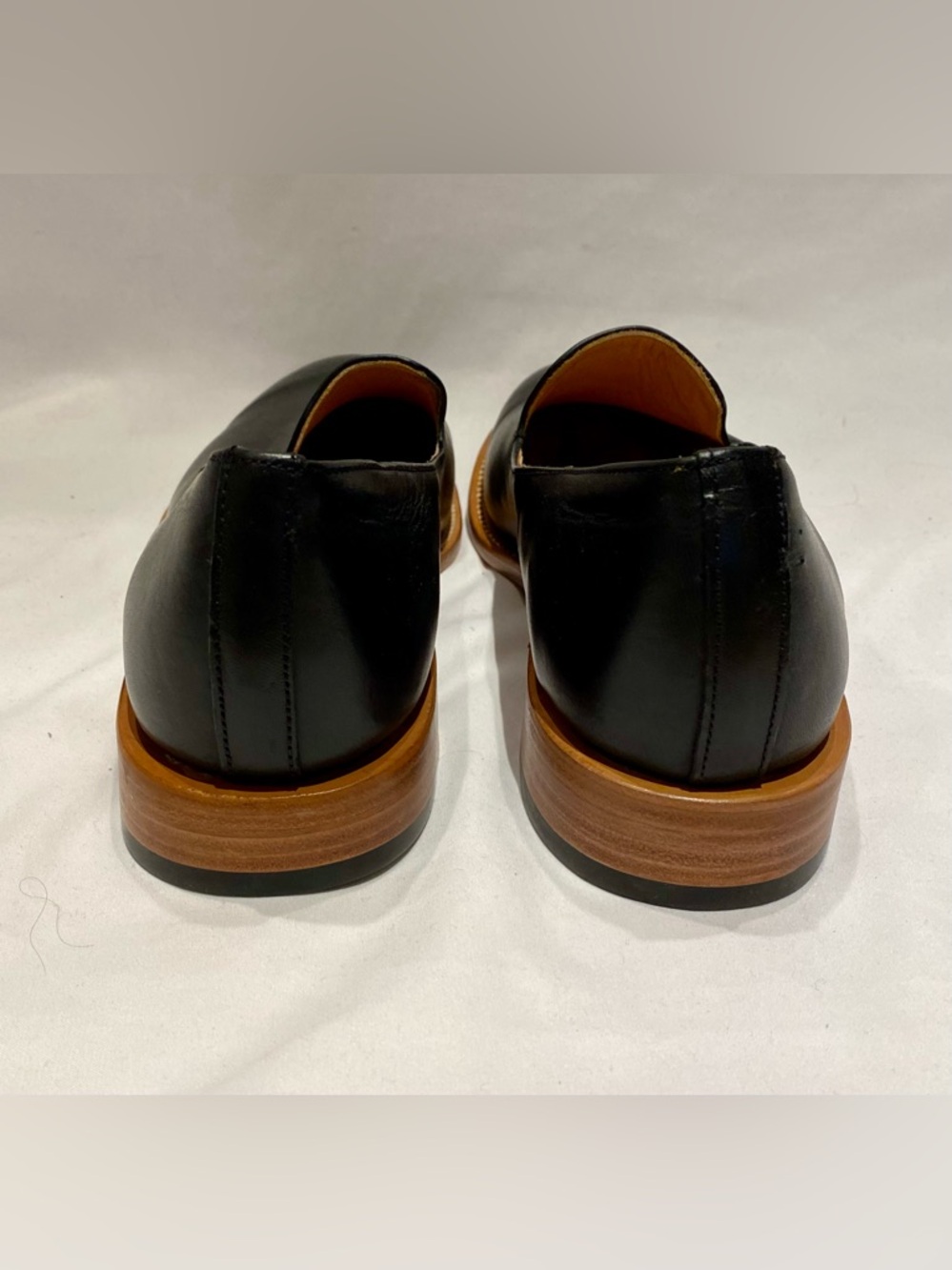 2120 Handcrafted Black Leather Loafer, New, size 10 - Picture 3 of 5